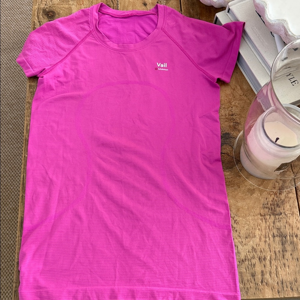Lululemon Athletica Vail Magenta Tee